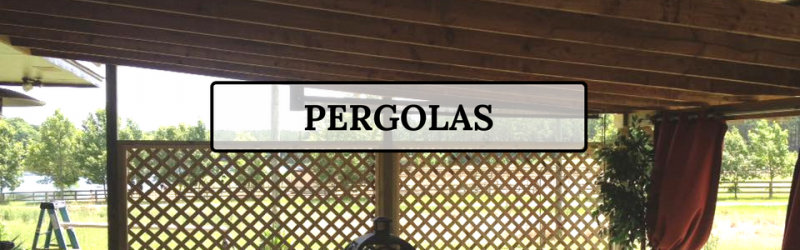 Beautiful pergolas