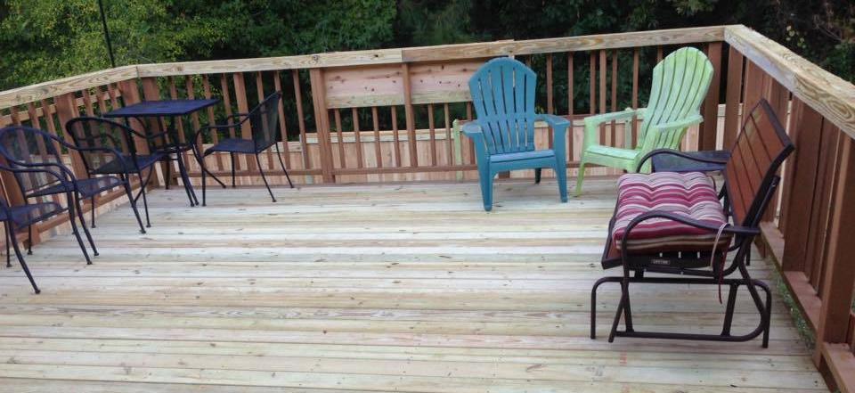What better way to entertain your guests than with a lovely, spacious deck?